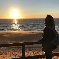 Ngaore Robles disfrutando en Portugal