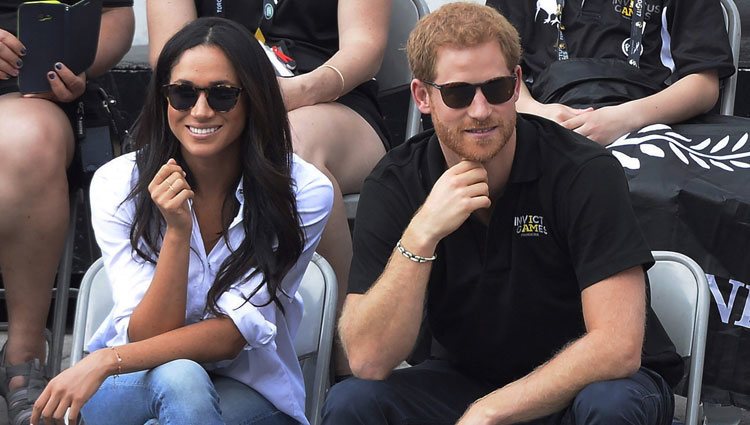 El Príncipe Harry y Meghan Markle muy felices en los Invictus Games de Toronto