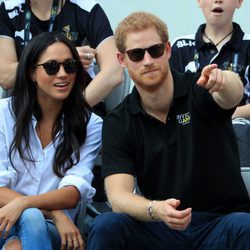 El Príncipe Harry y Meghan Markle en los Invictus Games de Toronto