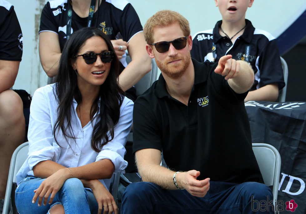 El Príncipe Harry y Meghan Markle en los Invictus Games de Toronto