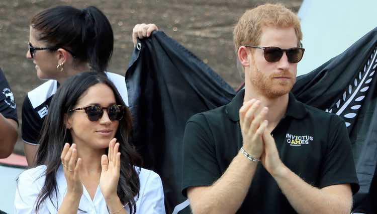 El Príncipe Harry y Meghan Markle animando a los deportistas en los Invictus Games de Toronto