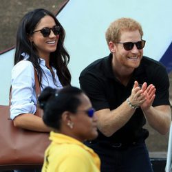 El Príncipe Harry y Meghan Markle en su primera aparición pública como pareja