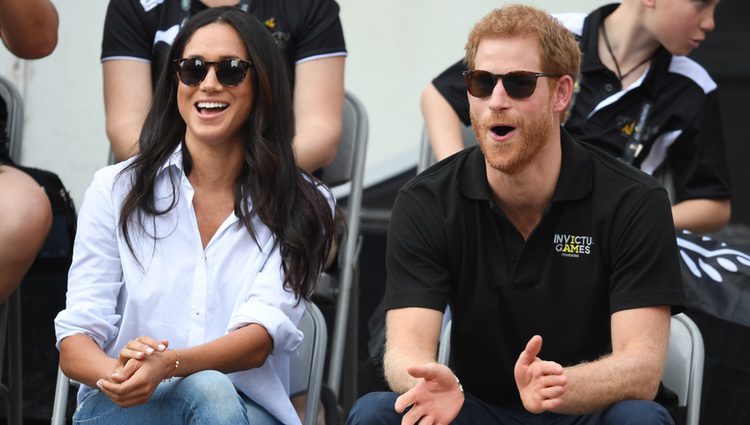 El Príncipe Harry y Meghan Markle, emocionados en los Invictus Games de Toronto