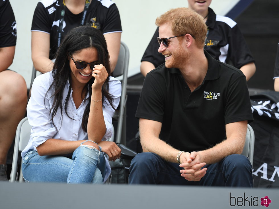 El Príncipe Harry y Meghan Markle, felices y enamorados