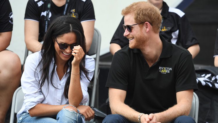 El Príncipe Harry y Meghan Markle, felices y enamorados