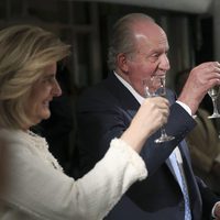 Los Reyes Juan Carlos y Sofía brindan por el 40 aniversario del Círculo de Empresarios