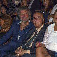 Terelu Campos, Chiquito de la Calzada y Bigote Arrocet en el homenaje a María Teresa Campos en Málaga