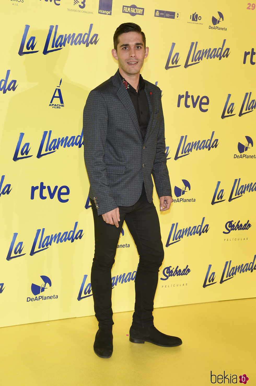 Víctor Elías en el estreno de la película 'La Llamada'