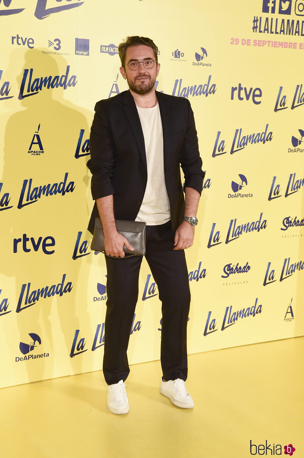 Máxim Huerta en el estreno de la película 'La Llamada'