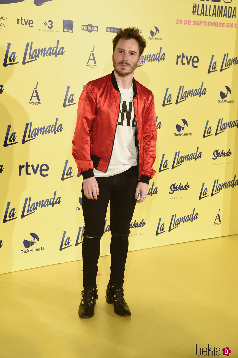 Rubén Ochendiano en el estreno de la película 'La Llamada'