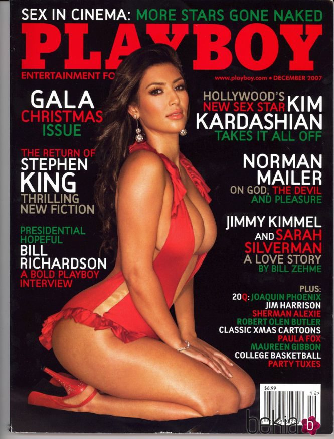 Kim Kardashian muy sexy en la portada de 'Playboy'