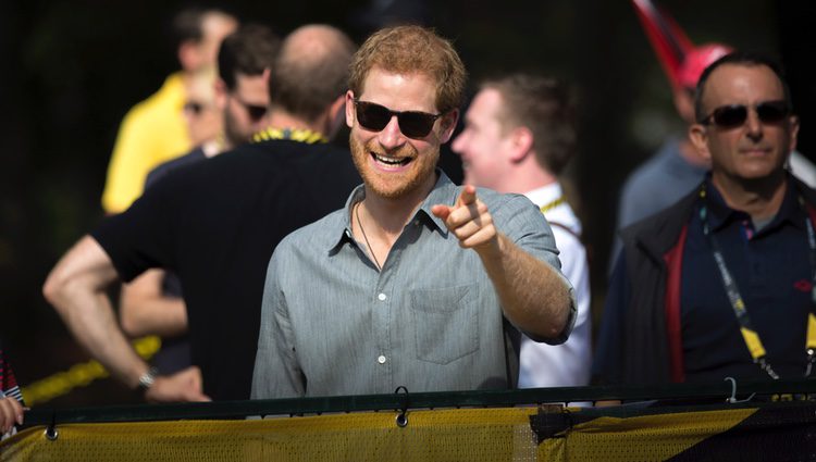 El Príncipe Harry, muy sonriente en los Invictus Games de Toronto