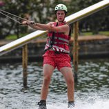 Juan Urdangarin practicando wakeboard en Mallorca