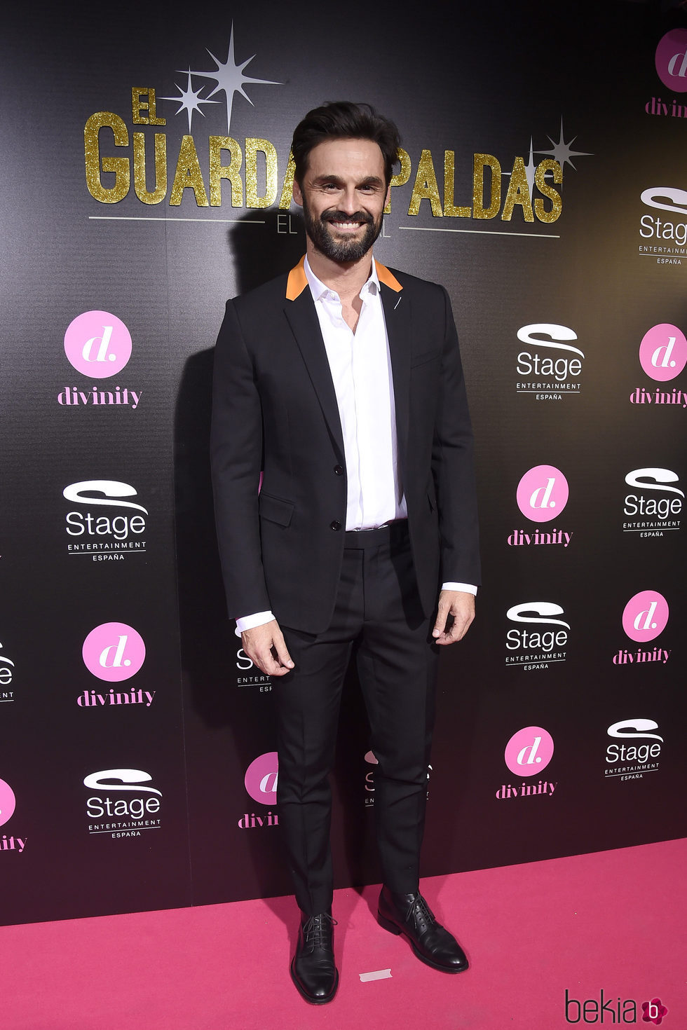 Iván Sánchez en el estreno del musical 'El Guardaespaldas'