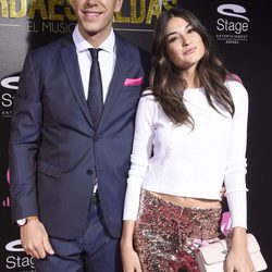 Diego Matamoros y Estela Grande en el estreno del musical 'El Guardaespaldas'