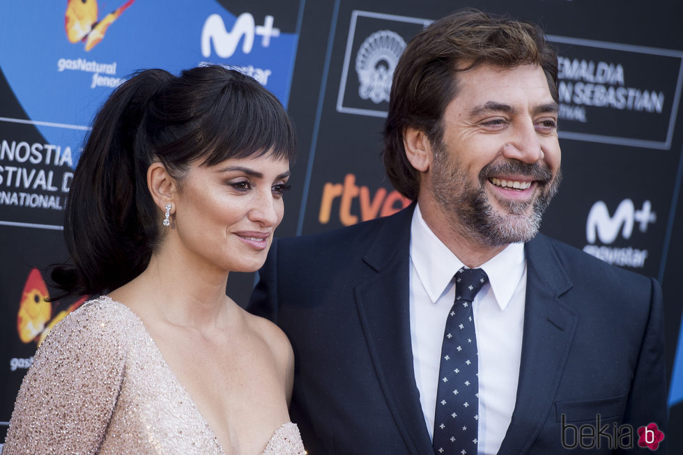 Penélope Cruz y Javier Bardem en el Festival de San Sebastián 2017