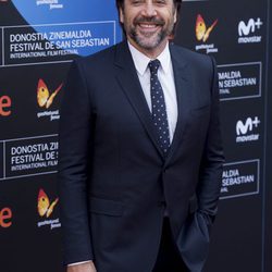 Javier Bardem en la clausura del Festival de San Sebastián 2017