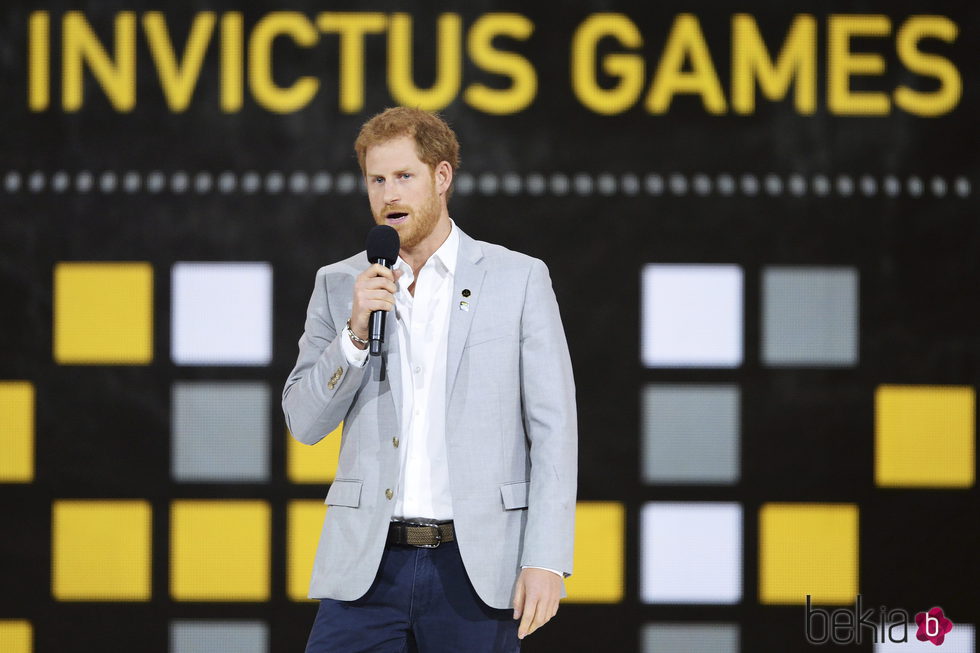 El Príncipe Harry en la clausura de los Invictus Games de Toronto