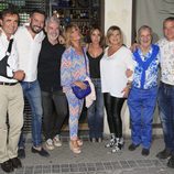 María Patiño junto a todos sus compañeros en la celebración de su cumpleaños