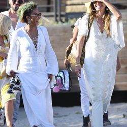 Mel B y Heidi Klum en Malibú