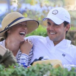 Sergio Álvarez y su novia Nina Ulenberg