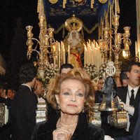 Carmen Sevilla en la Semana Santa de Marbella