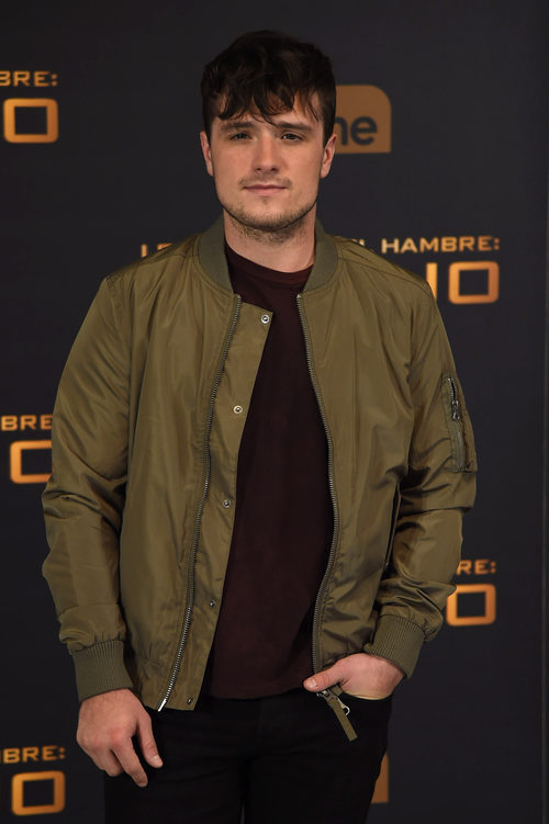 Josh Hutcherson en la premiere de 'Sinsajo: Parte 2' en Madrid