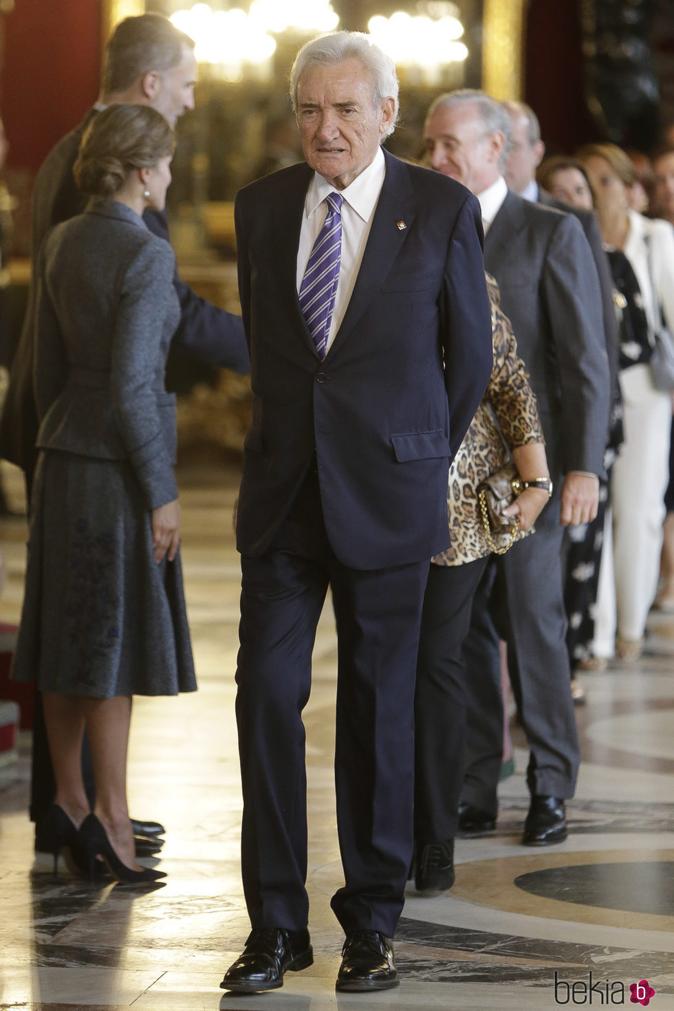 Luis del Olmo en la recepción del Día de la Hispanidad 2017