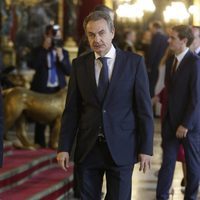 José Luis Rodríguez Zapatero en la recepción del Día de la Hispanidad 2017