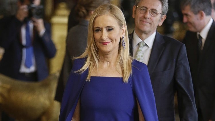 Cristina Cifuentes en la recepción del Día de la Hispanidad 2017