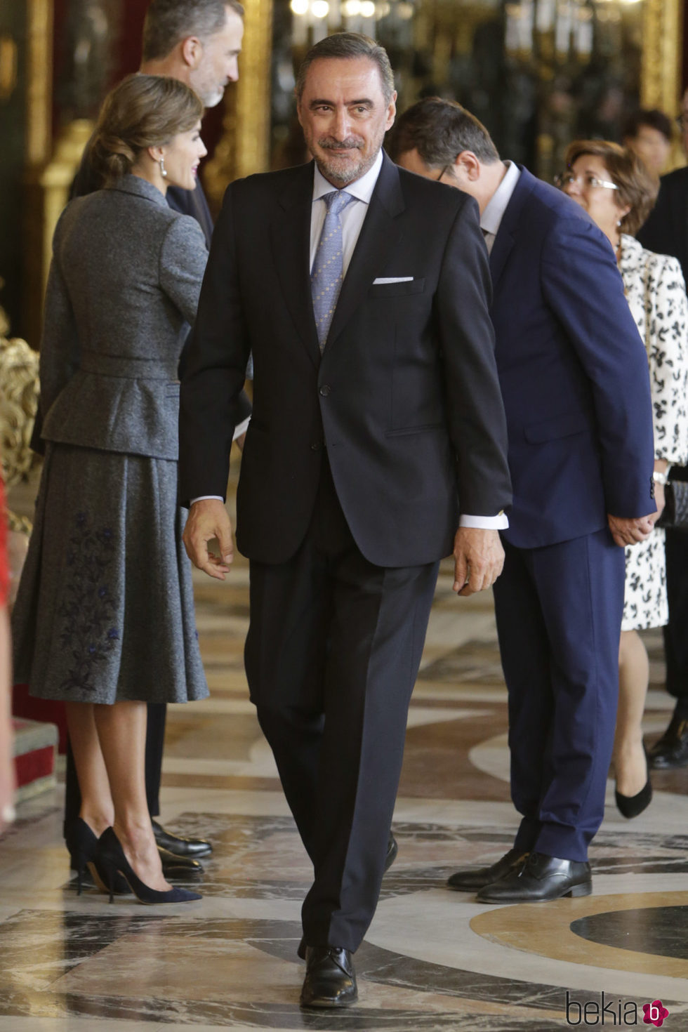 Carlos Herrera en la recepción del Día de la Hispanidad 2017