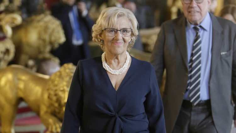 Manuela Carmena en la recepción del Día de la Hispanidad 2017