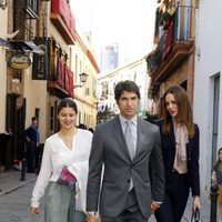 Cayetana Rivera con Cayetano Rivera y Eva González