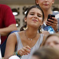 Cayetana Rivera, sonriente en un festejo taurino