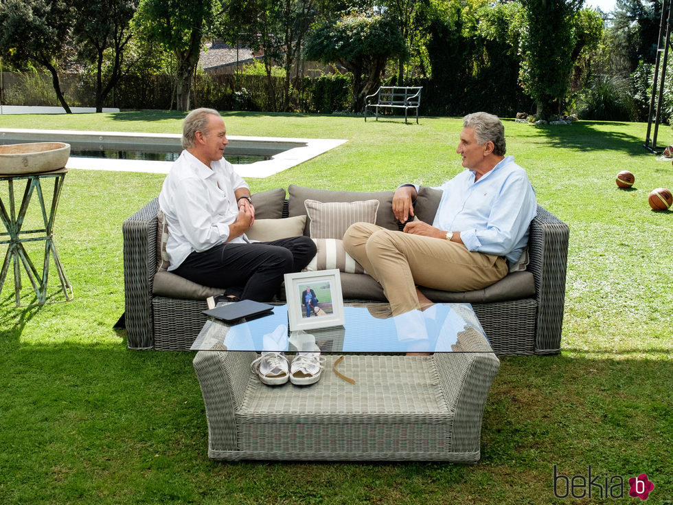 Romay hablando con Bertín Osborne en 'Mi casa es la tuya'