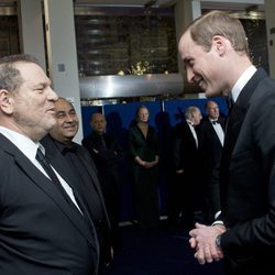 Harvey Weinstein y el Príncipe Guillermo de Inglaterra