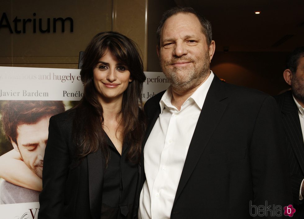 Penélope Cruz y Harvey Weinstein