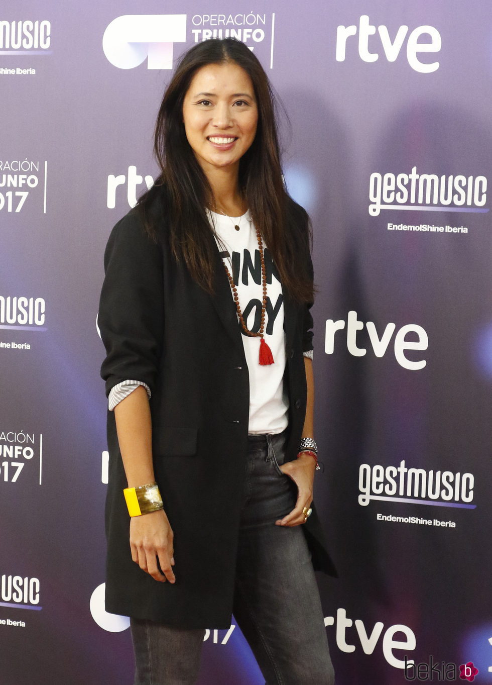 Xuan Lan en la presentación de 'OT 2017'