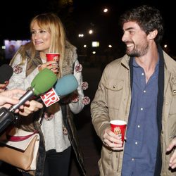 Alba Carrillo y David Vallespín en el Parque de Atracciones