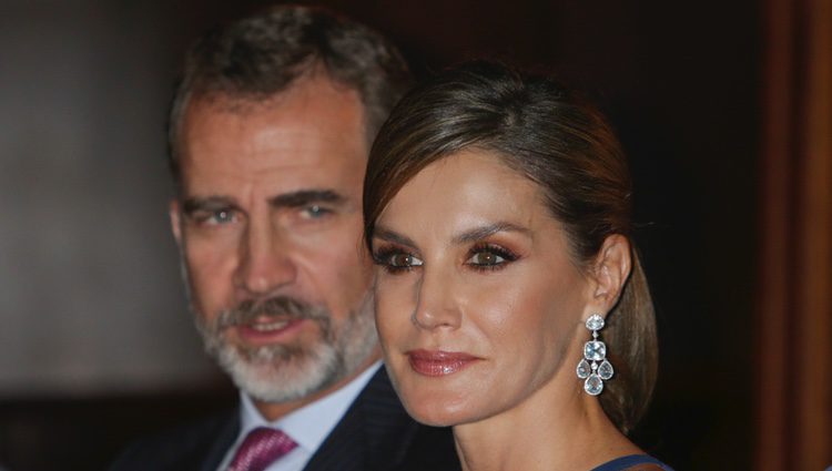 La Reina Letizia, radiante junto al Rey Felipe en el Concierto Premios Princesa de Asturias 2017