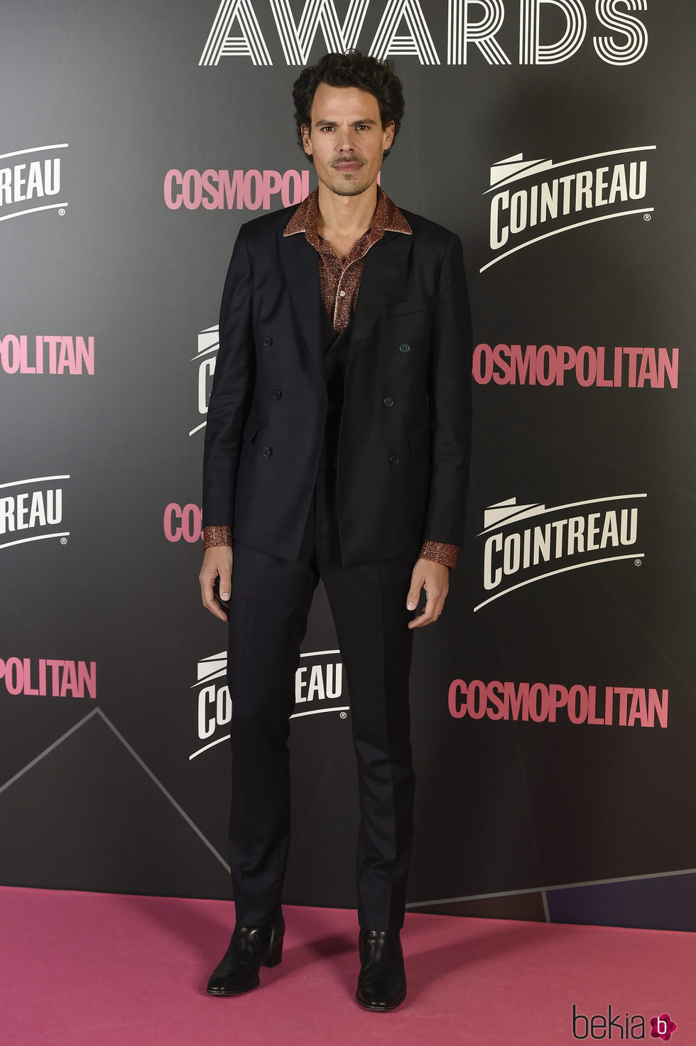 Juan Abellaneda en los Premios Cosmopolitan 2017