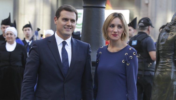 Albert Rivera y Beatriz Tajuelo en los Premios Princesa de Asturias 2017