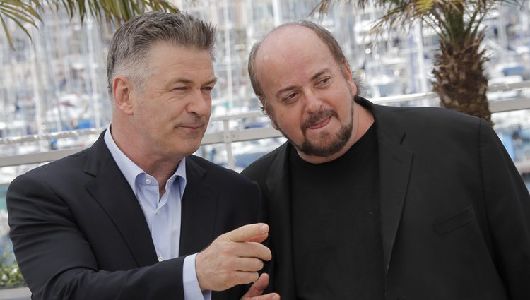 James Toback y Alec Baldwin en el Festival de Cannes