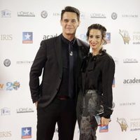 Christian Gálvez y Almudena Cid en los Premios Iris 2017