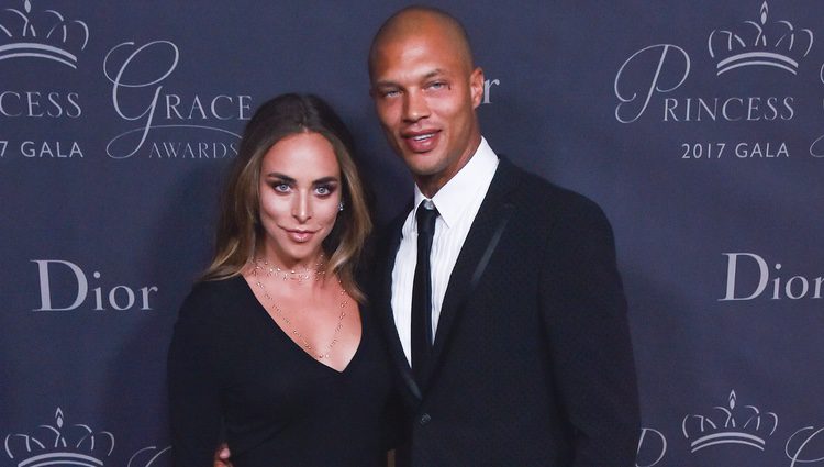 Chloe Green y Jeremy Meeks en los Premios Princesa Grace 2017