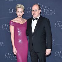 Alberto y Charlene de Mónaco en la gala Princesa Grace 2017