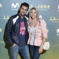 Álex Adrover y Patricia Montero en el estreno de 'La zona'