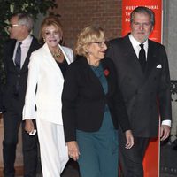 Tita Cervera, Íñigo Méndez de Vigo, Manuela Carmena y Soraya Sáenz de Santamaría en el 25 aniversario del Museo Thyssen