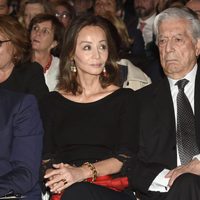 Isabel Preysler y Mario Vargas Llosa en el 25 aniversario del Museo Thyssen