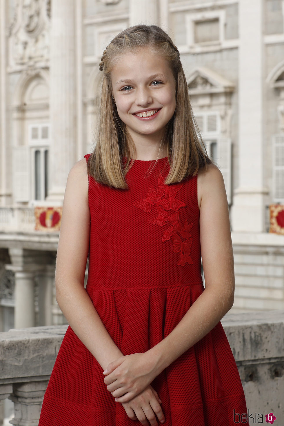 La Princesa Leonor en su primera foto oficial en solitario